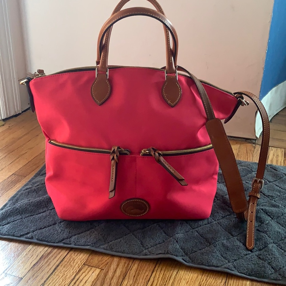 Dooney & Bourke gently used heavy canvas satchel